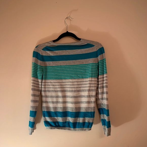 TOMMY HILFIGER Womens Teal/Grey long sleeve - Picture 3 of 3